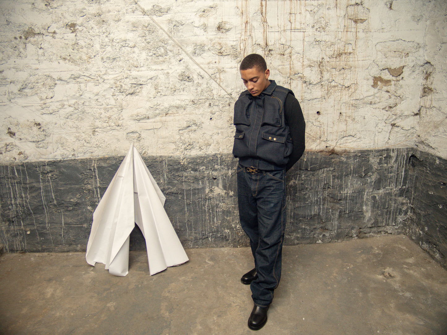 CHALECO GLOBO (DENIM)